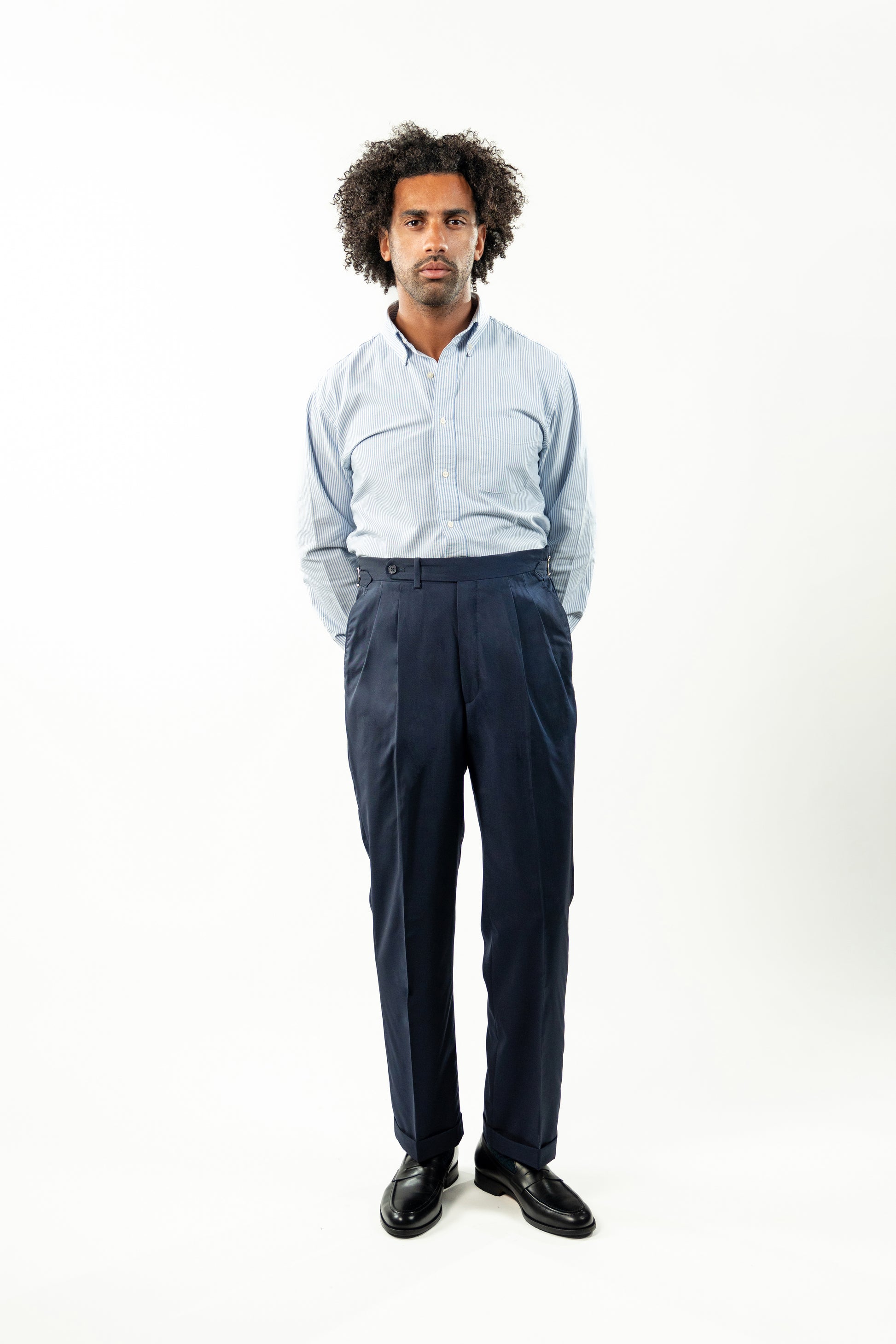 Patte prolongée 100% Laine - Bleu marine