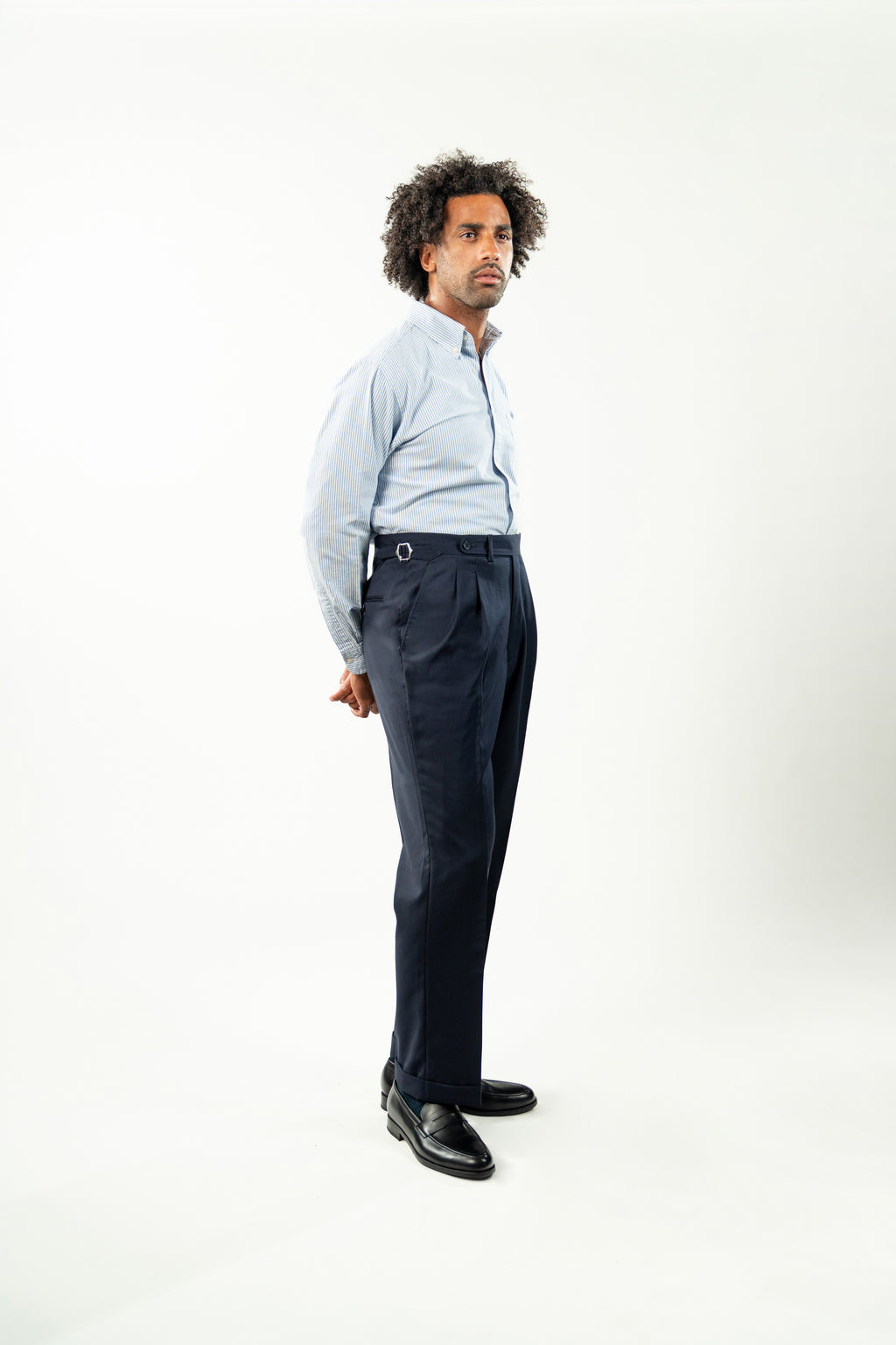 Patte prolongée 100% Laine - Bleu marine