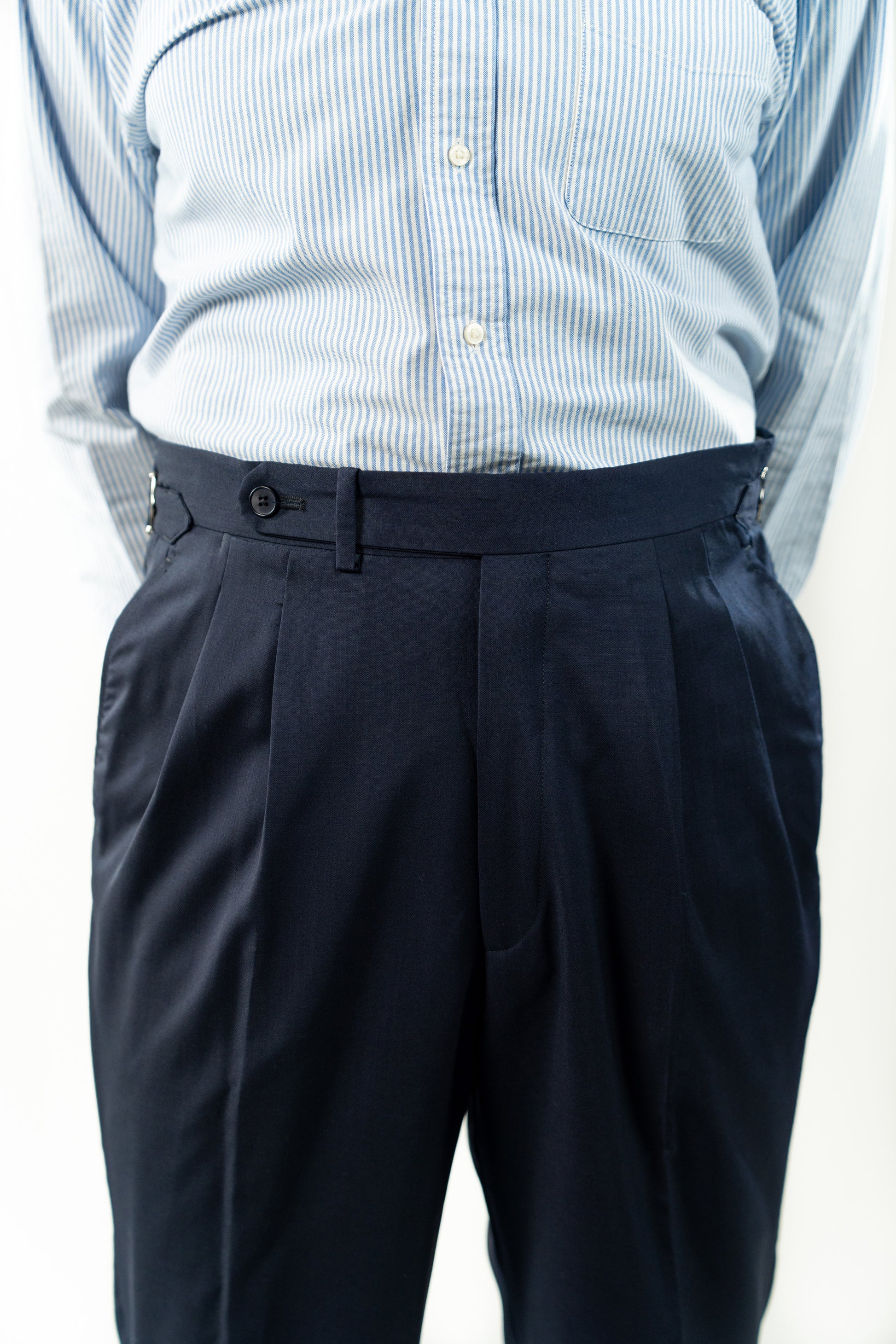 Patte prolongée 100% Laine - Bleu marine