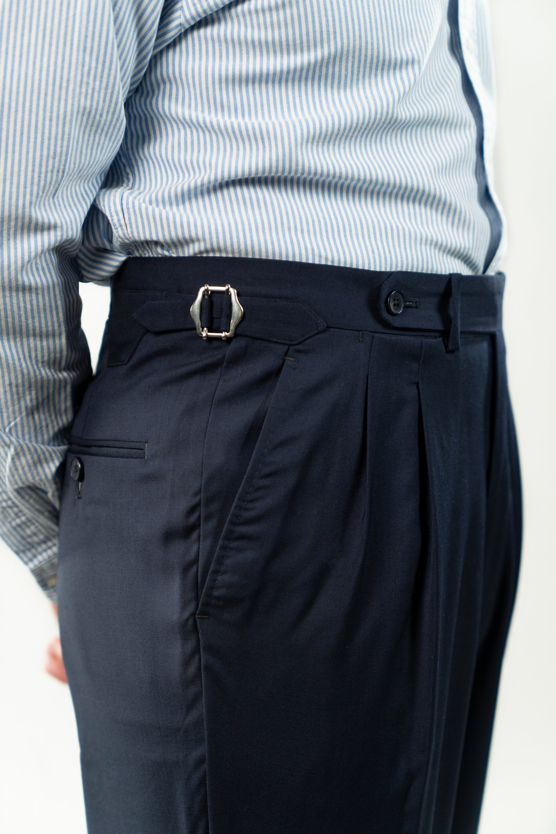 Patte prolongée 100% Laine - Bleu marine