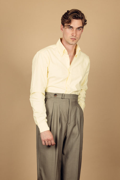 Chemise Allure - Jaune Pastel