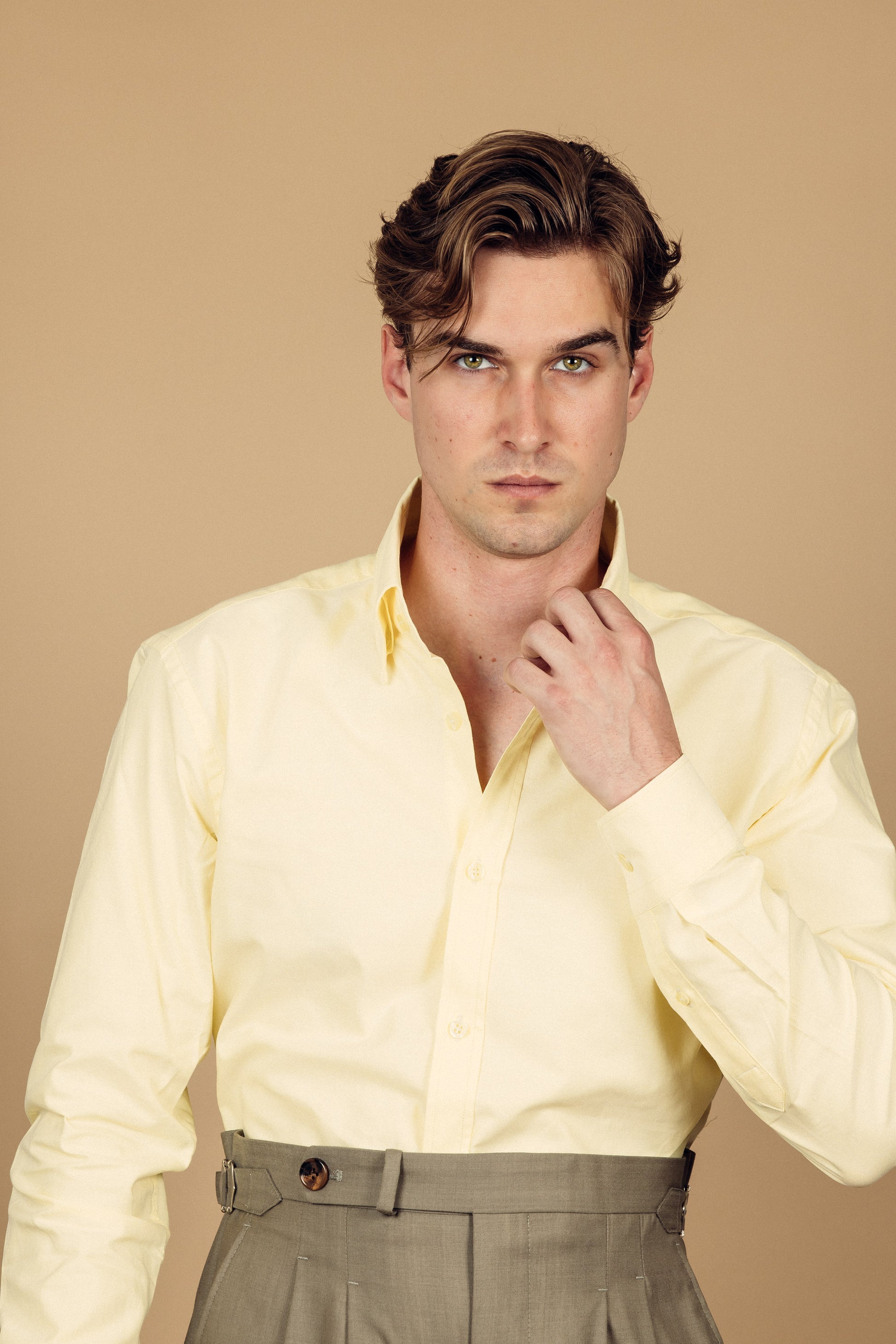Chemise Allure - Jaune Pastel