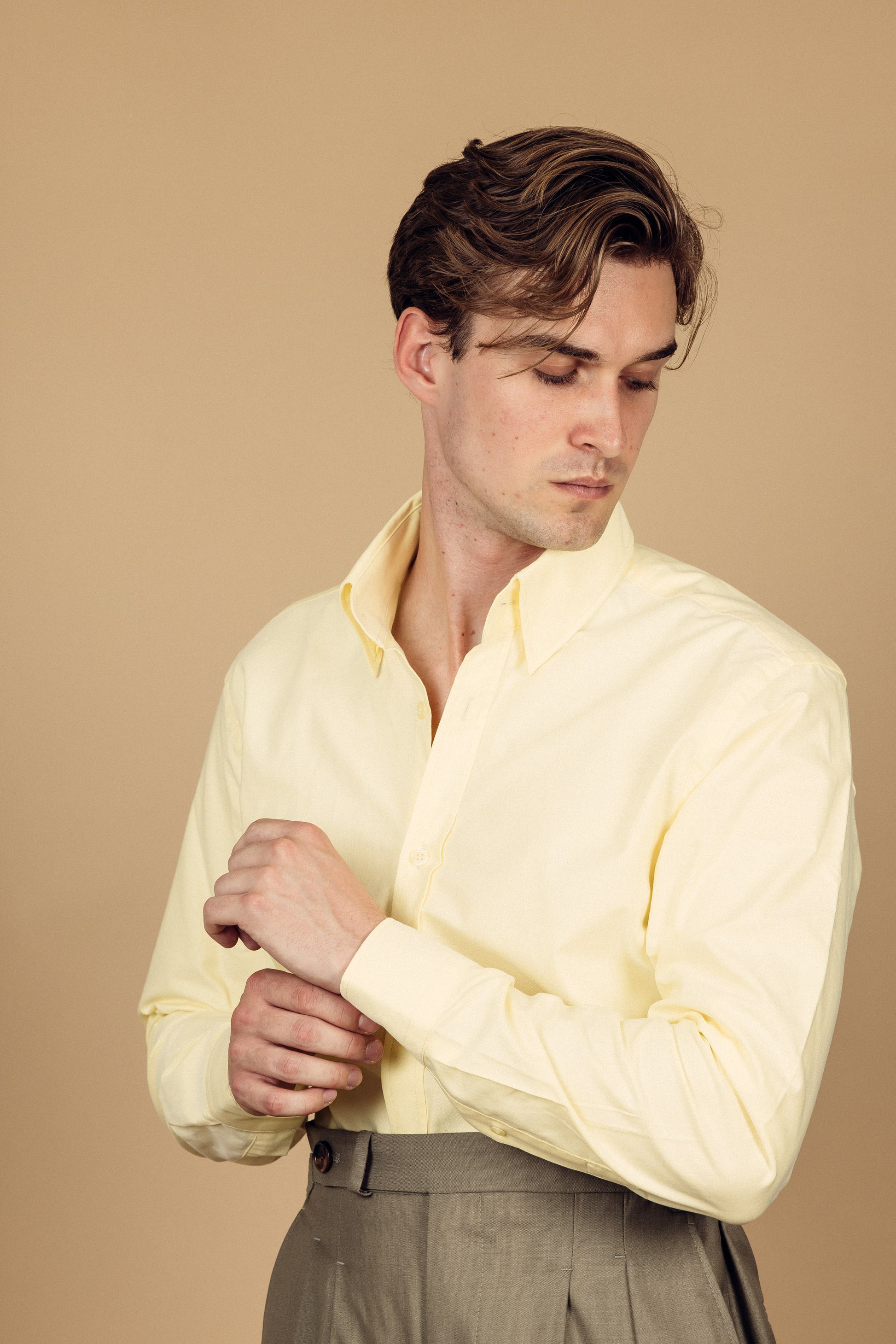 Chemise Allure - Jaune Pastel