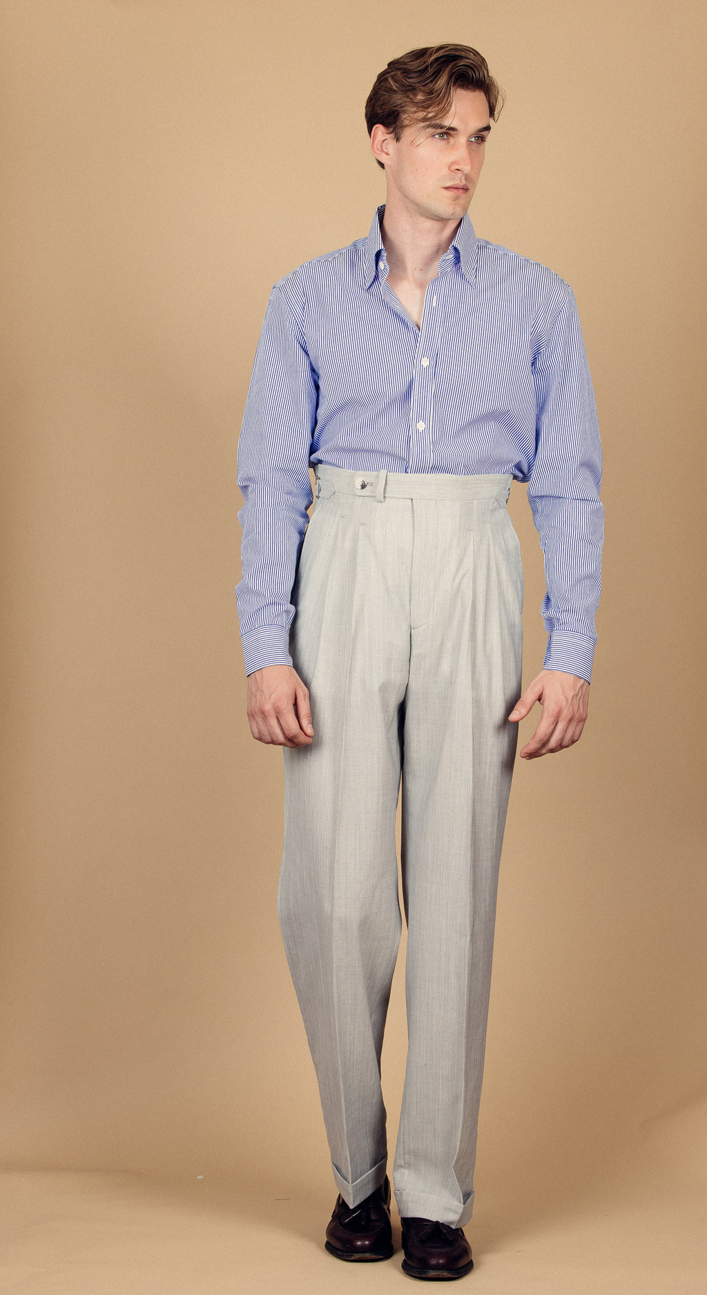 Pantalon Bonfiston - Gris Perle