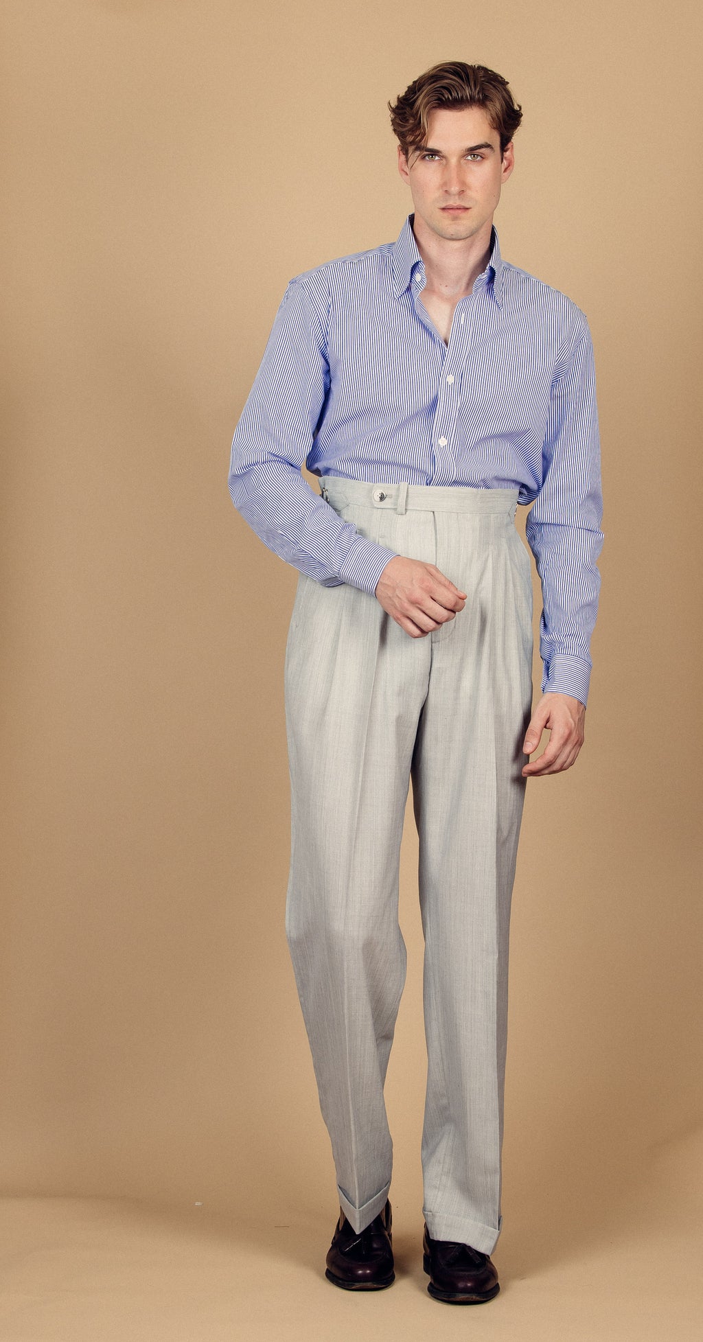 Pantalon Bonfiston - Gris Perle