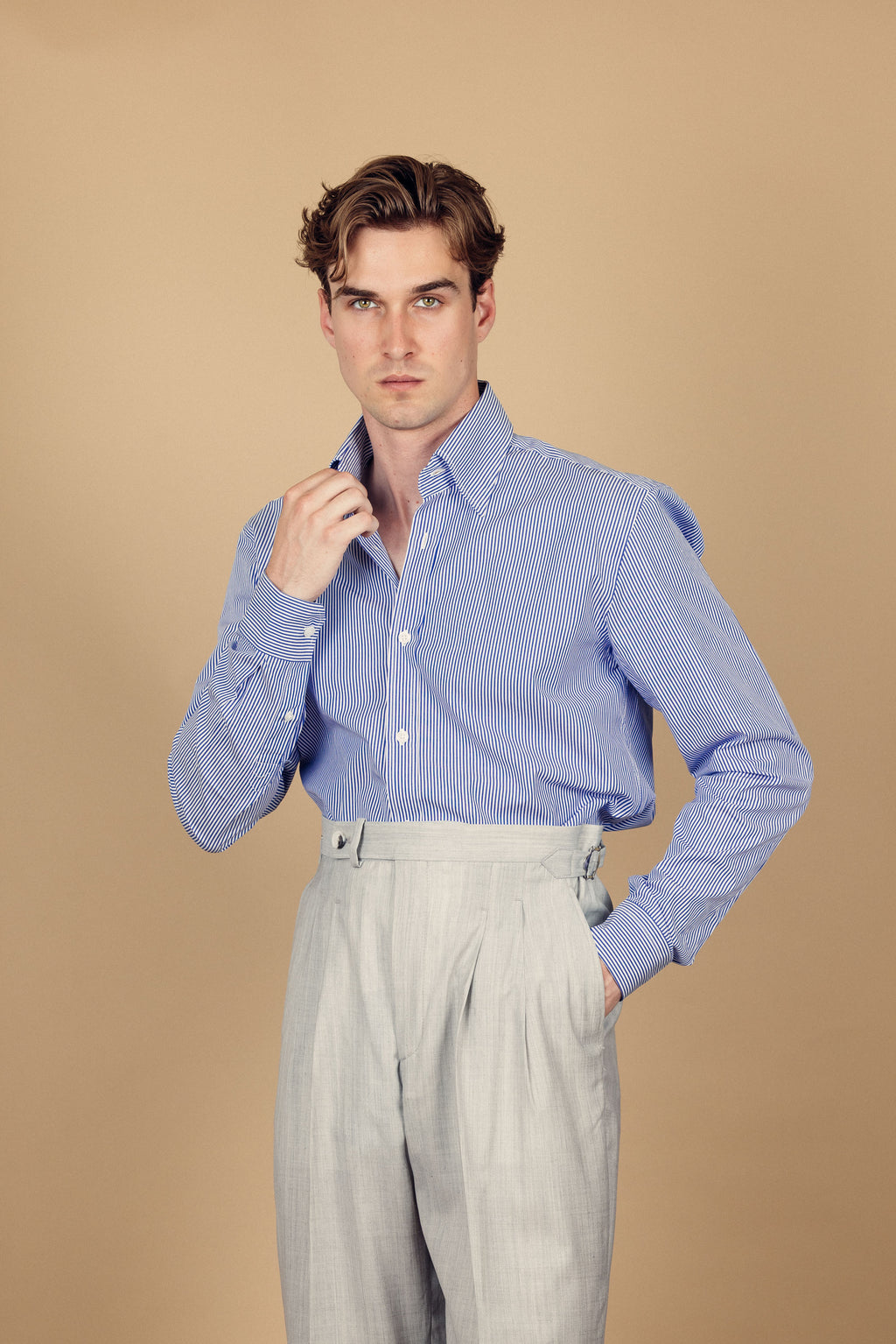 Pantalon Bonfiston - Gris Perle