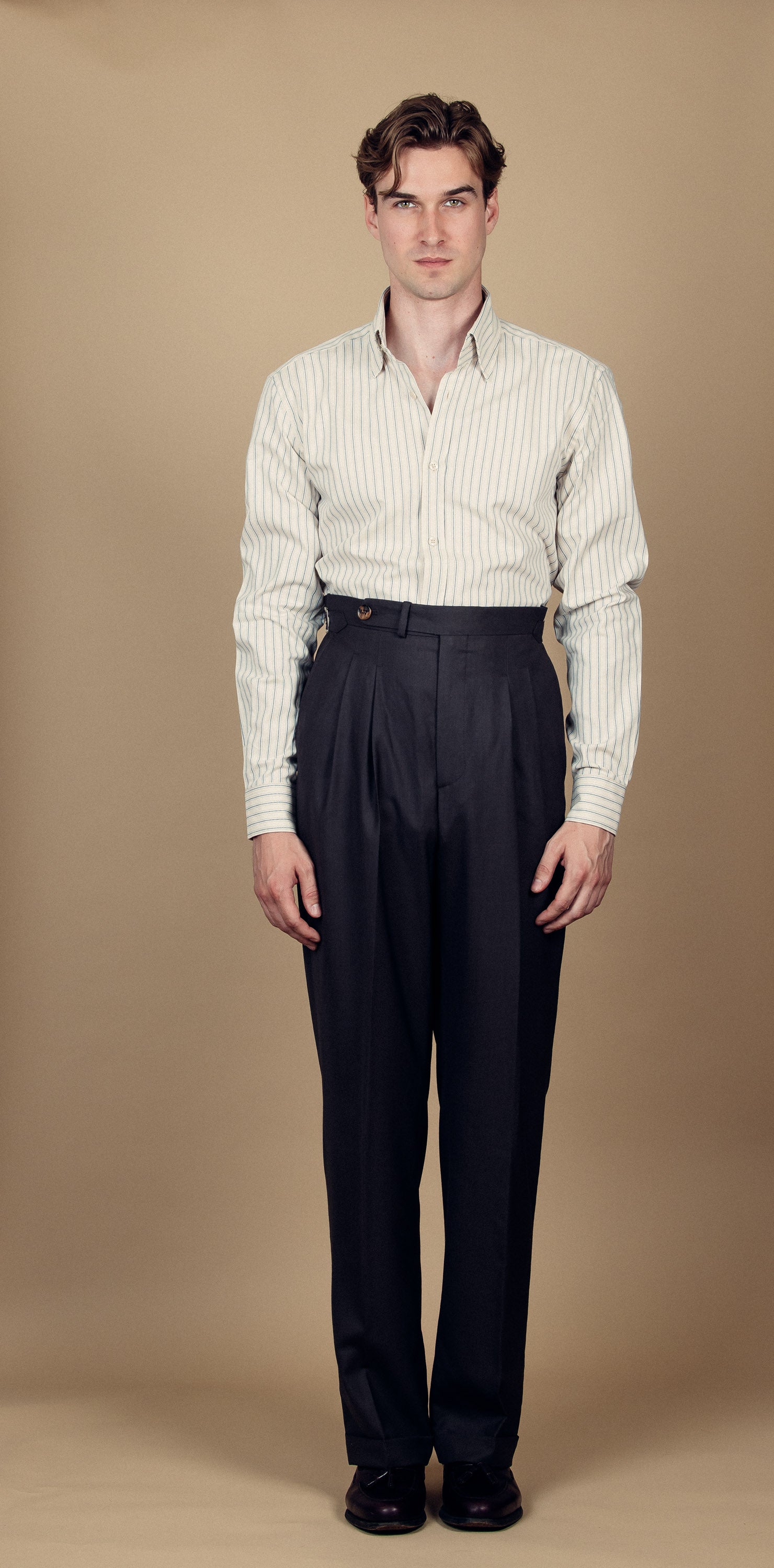 Chemise Allure - Sable rayé bleu