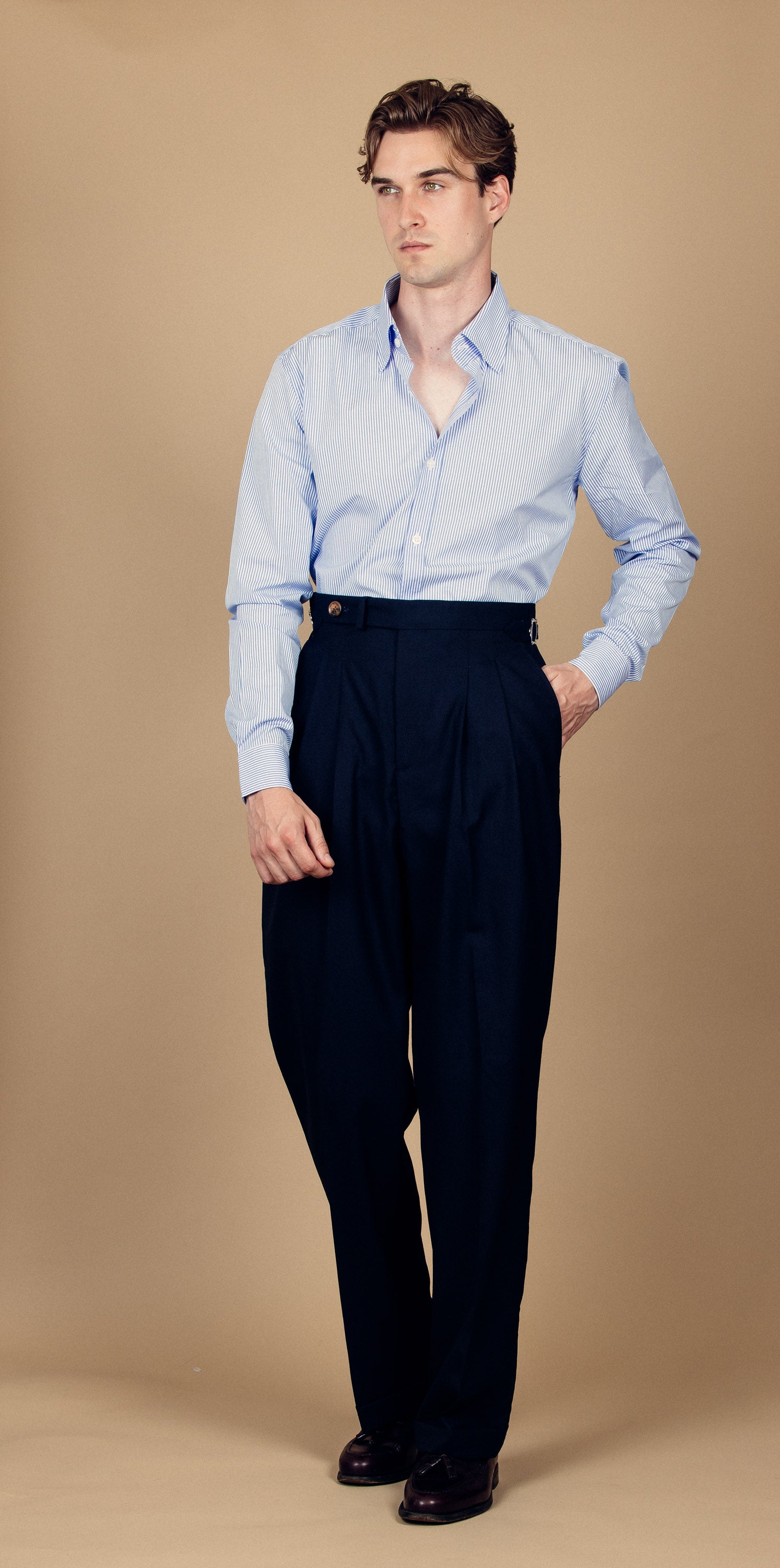 Pantalon Bonfiston - Bleu Marine